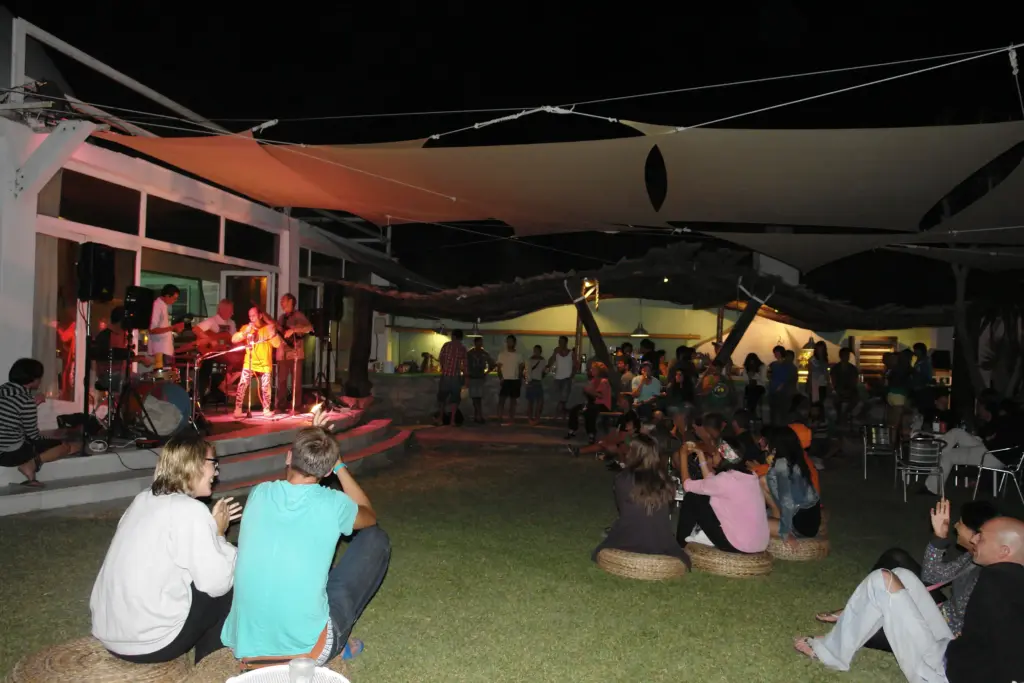 Conciertos en la Pradera del camping.